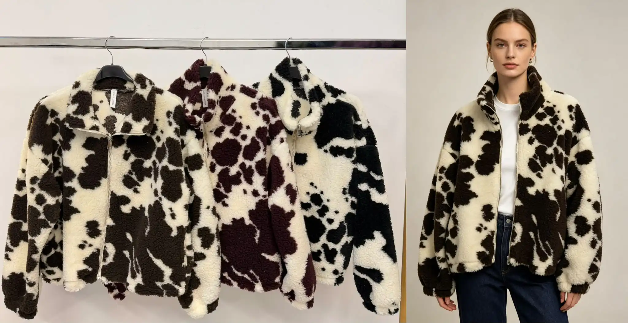 Oversize bunda s půlrolákem
