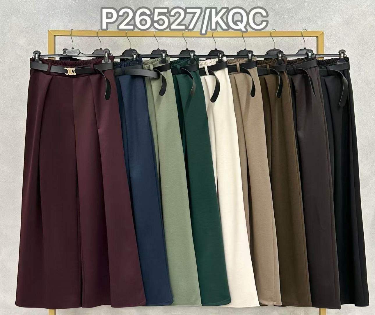 Kalhoty Wide‑Leg s páskem