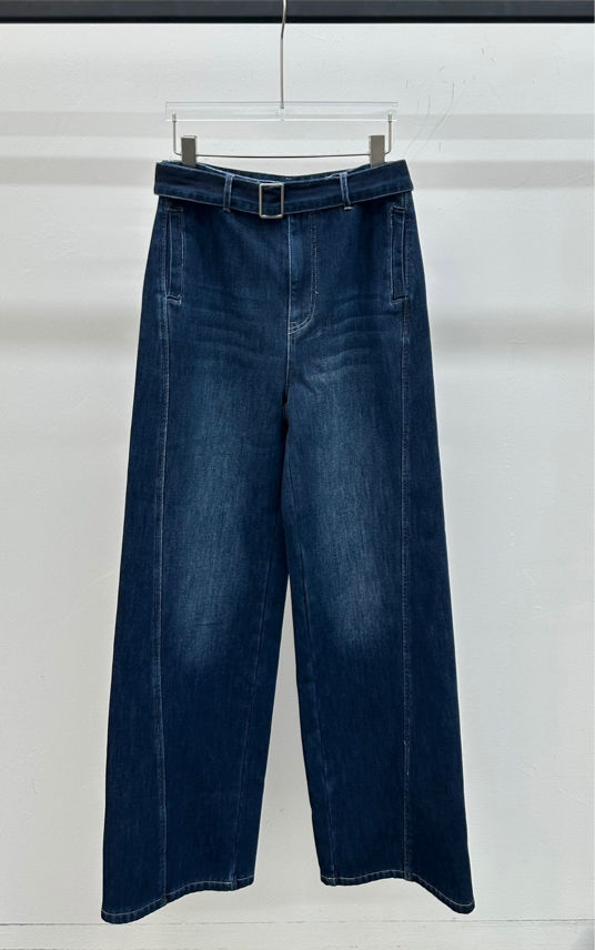 Kalhoty Wide Leg s Páskem