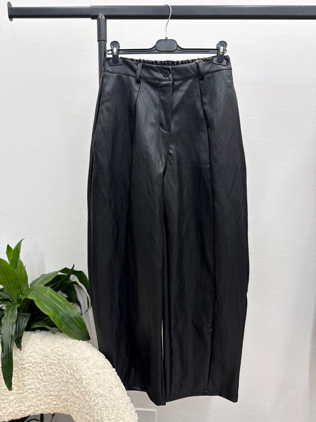 Kalhoty Wide Leg s Plisováním