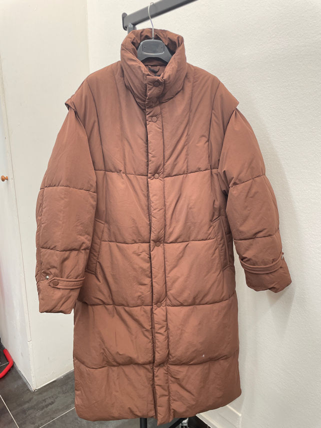 Oversized kabát s vysokým límcem