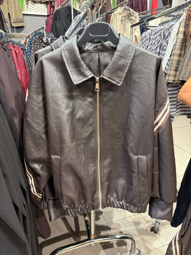 Bomber bunda s pruhy