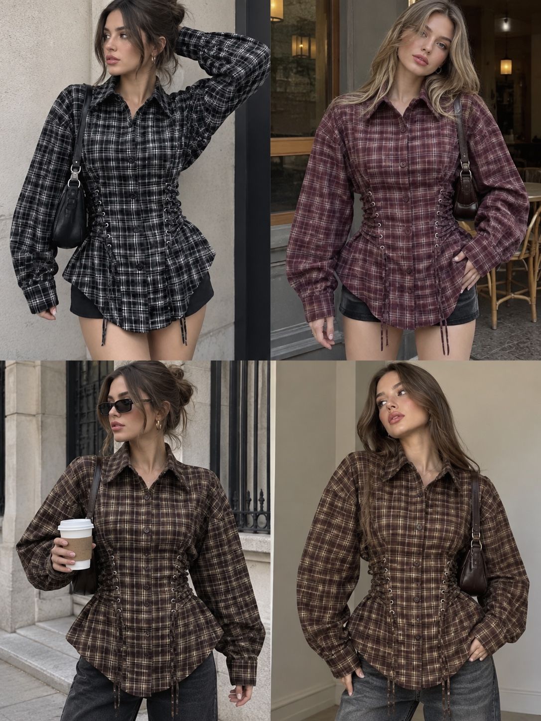 Zúžená košile s peplum