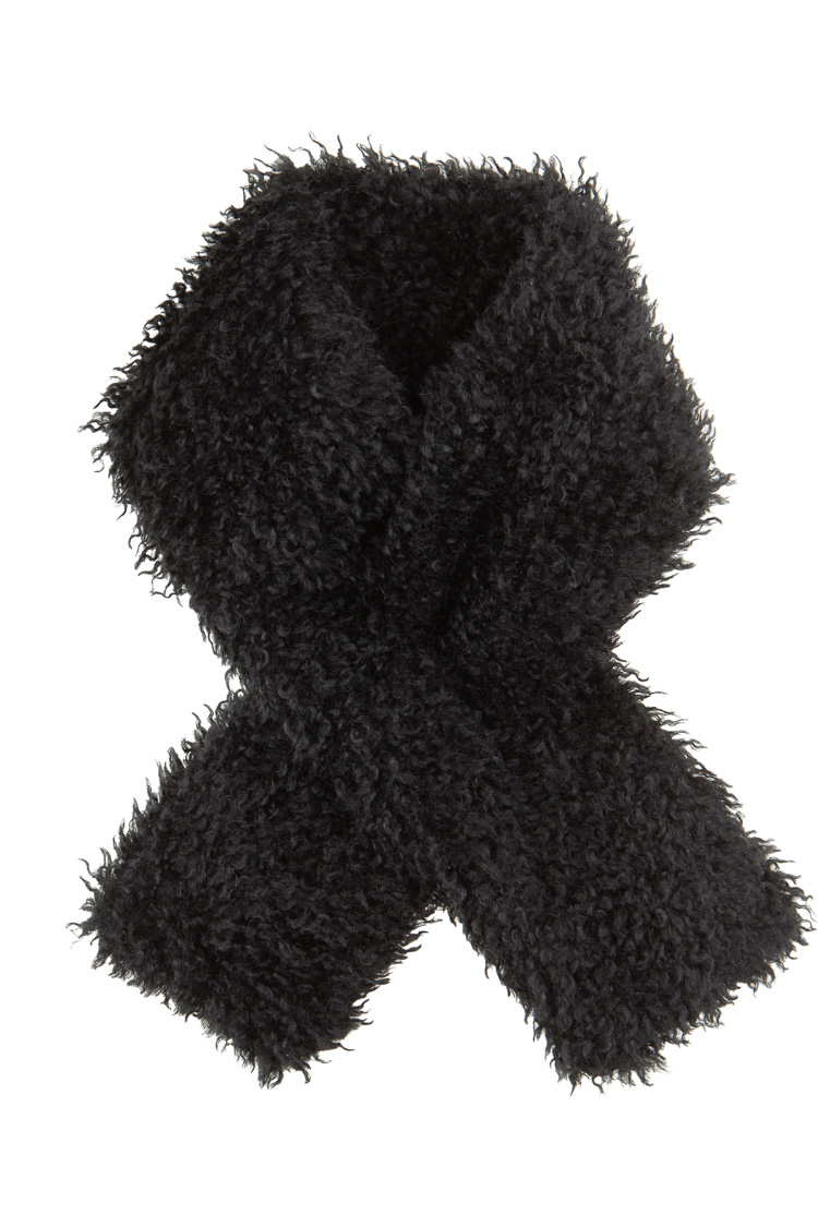 Plyšová teddy šála