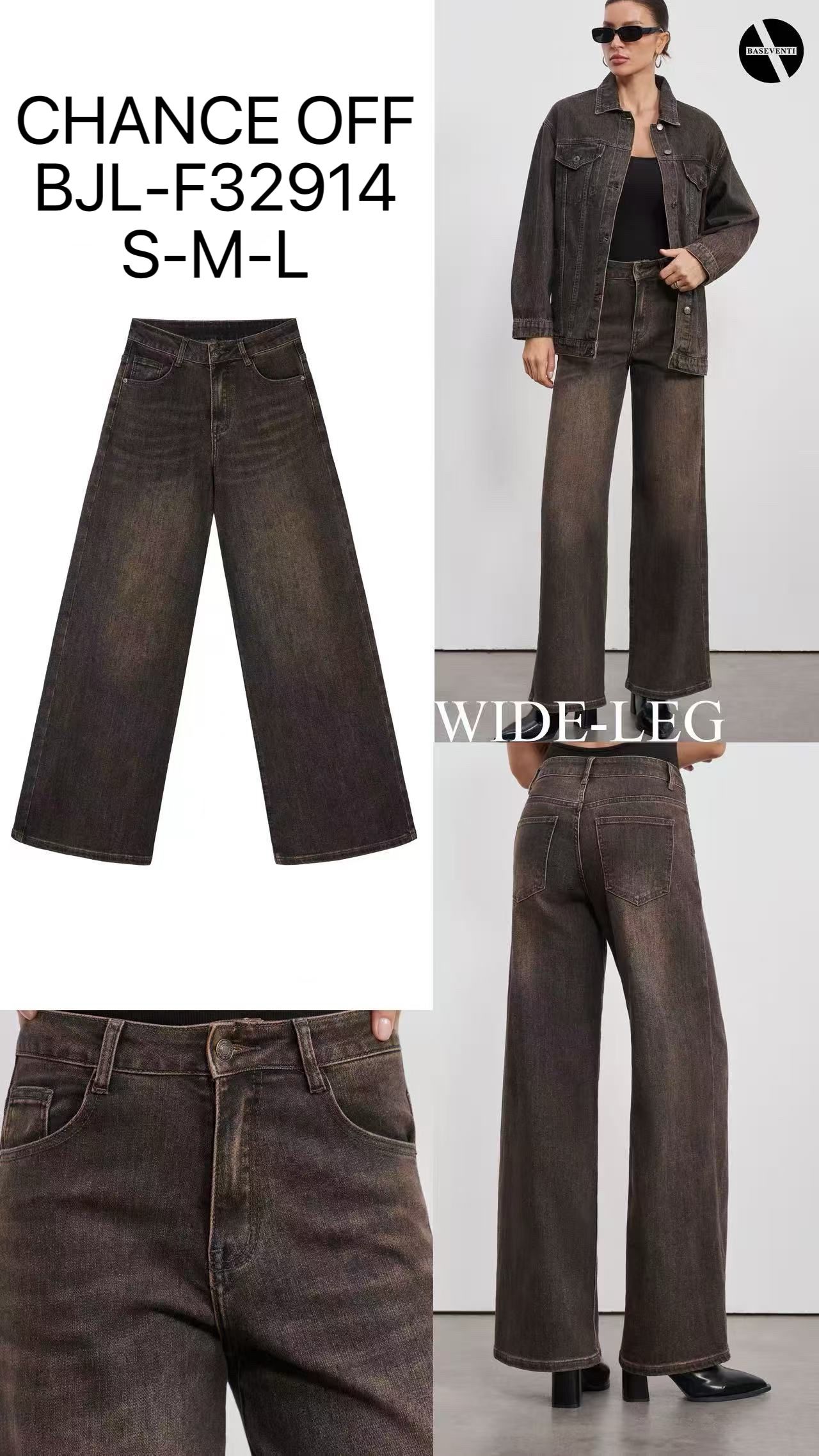 Kalhoty Wide‑Leg s Vysokým Pasem