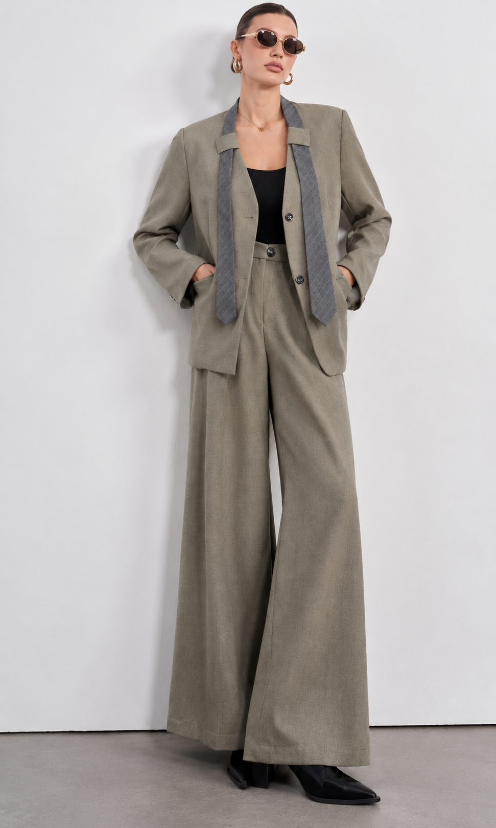 Kalhoty Wide Leg
