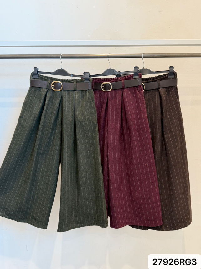 Kalhoty Wide Leg s Plisováním