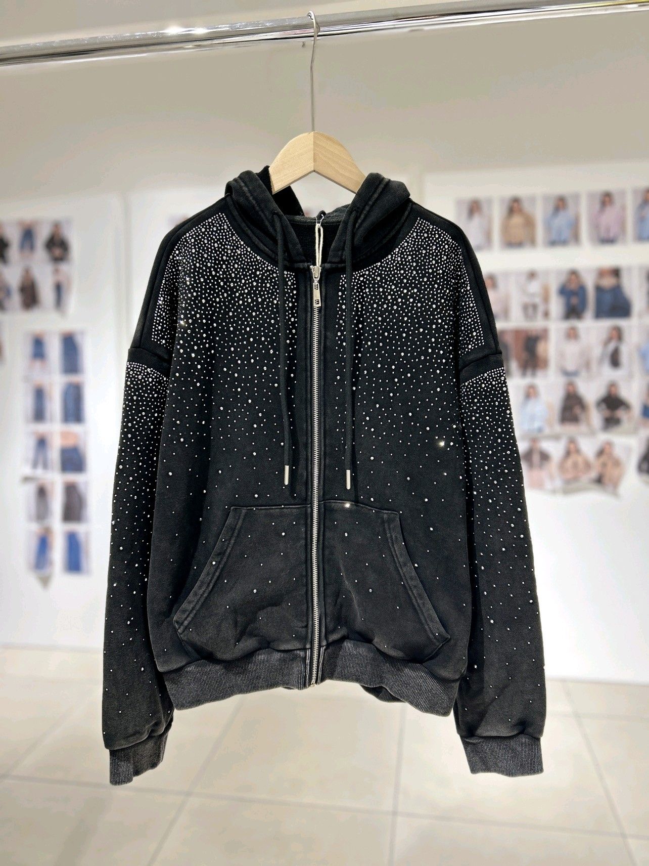 Oversize mikina s kapucí