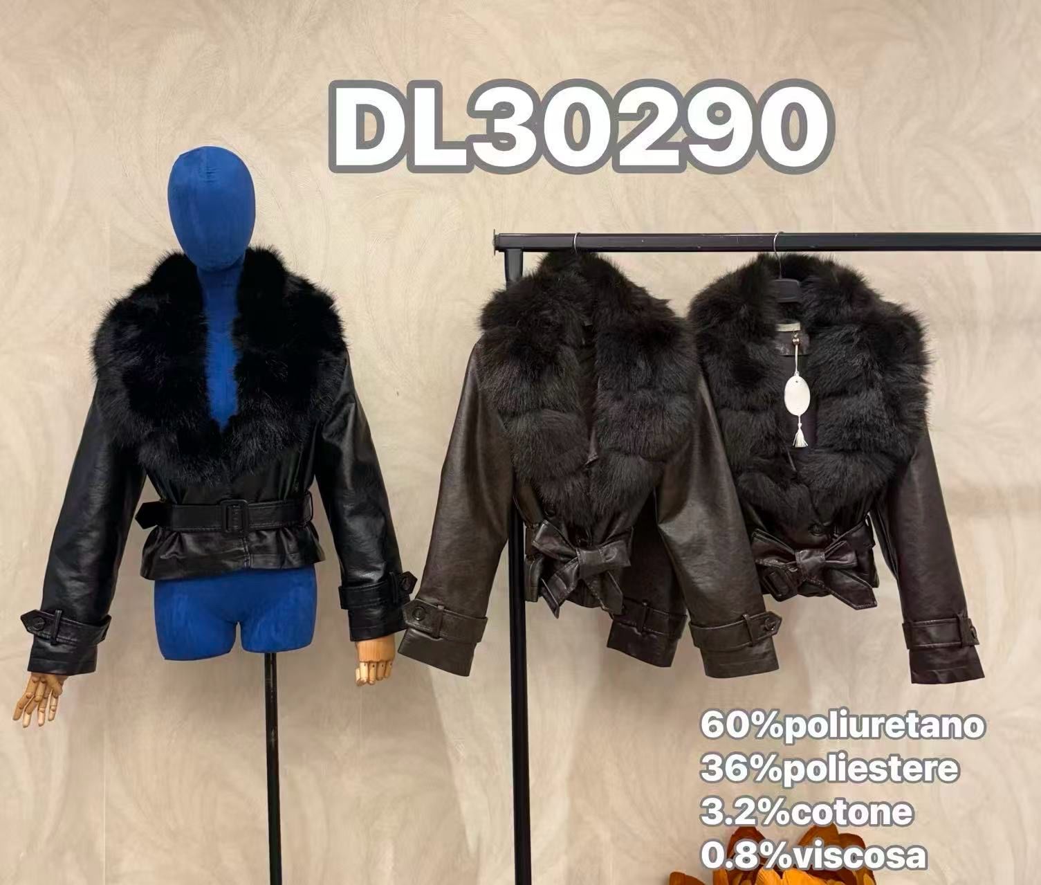 Zúžená bunda s límcem