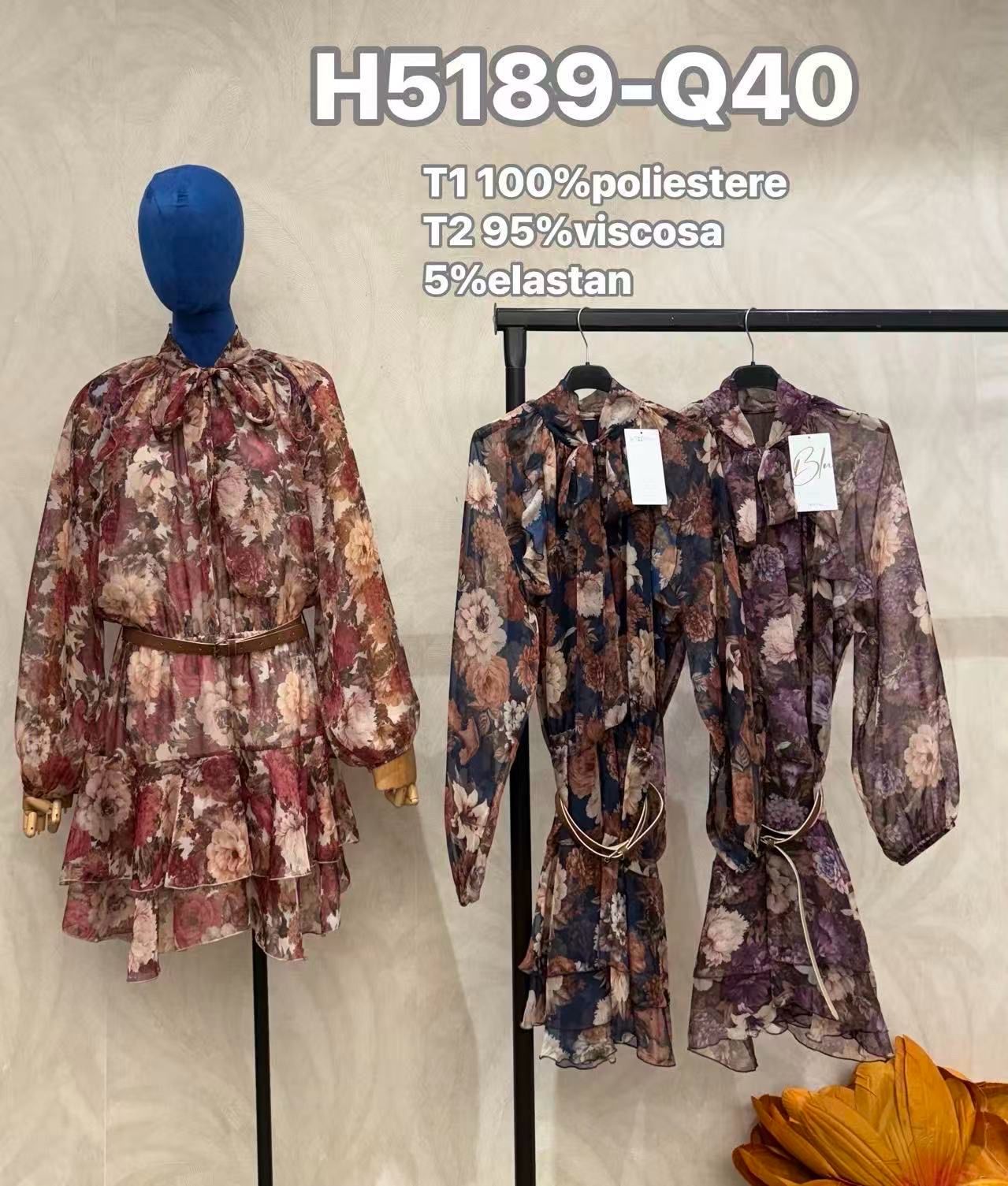 A-liniové šaty s límečkem