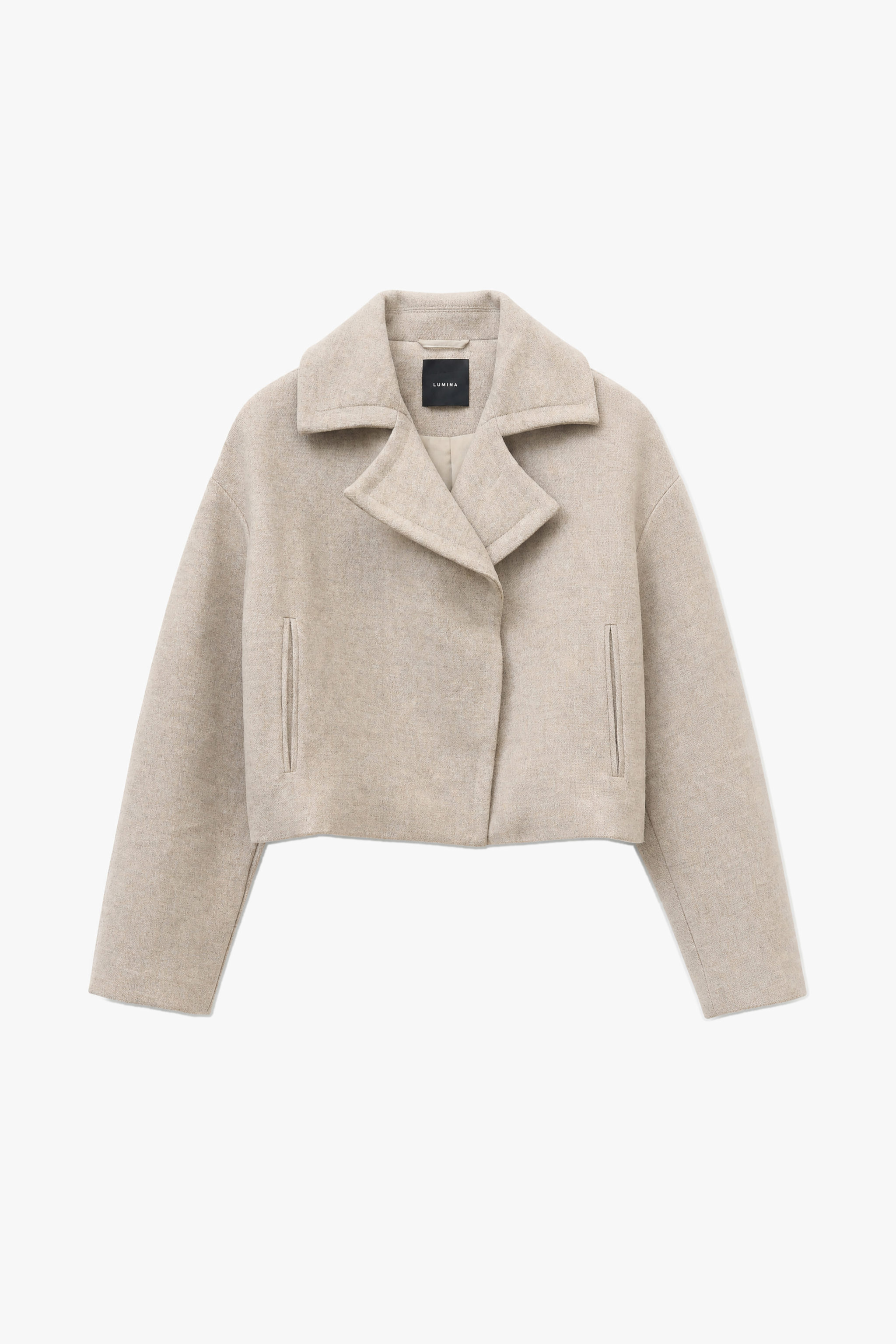 Oversize krátká bunda s límcem